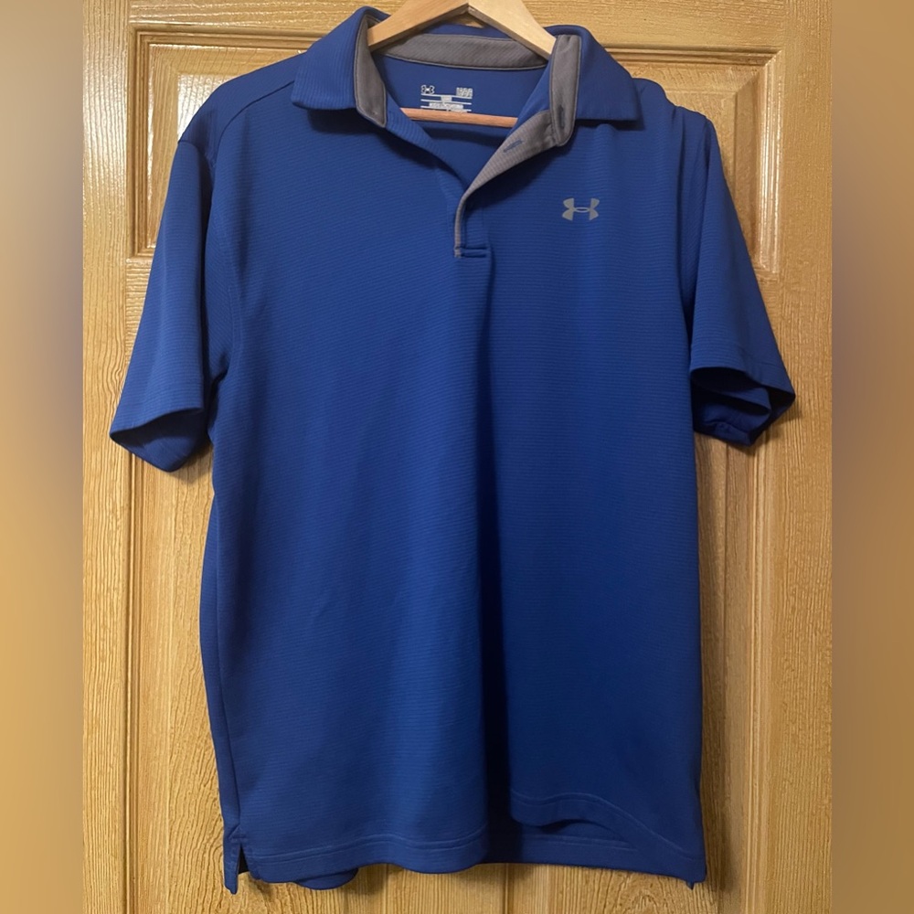 Under Armour Men's Navy Polo Shirt size Large